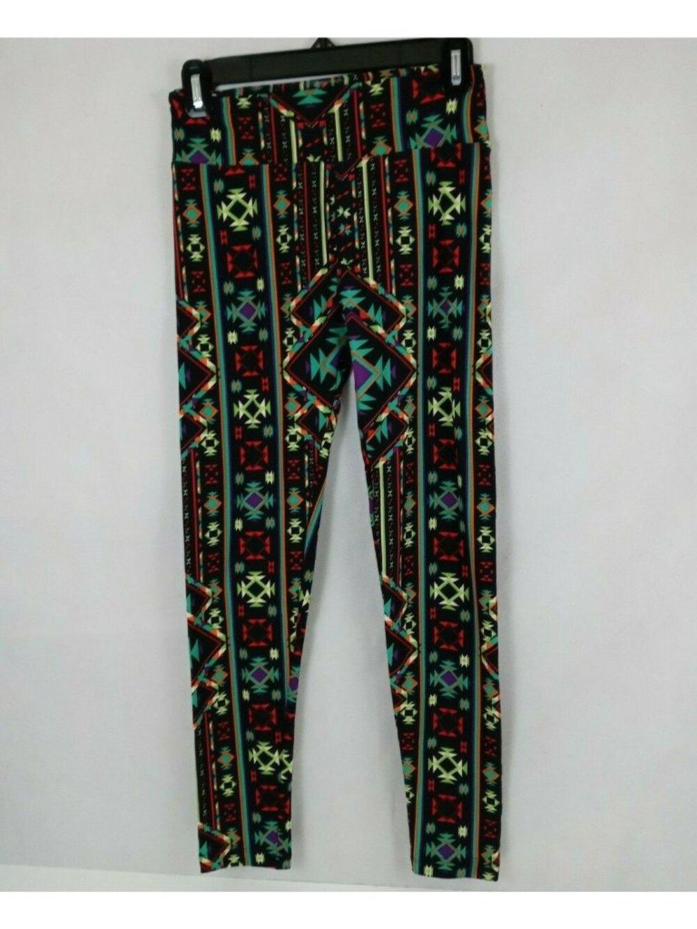New LuLaRoe One Size Leggings With Bright Western Design